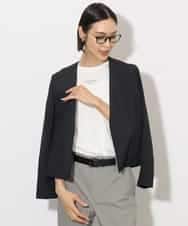 FMKHA38120 MICHEL KLEIN(ミッシェルクラン) ワンポイントロゴTシャツ ブラック