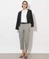 FMKHA38120 MICHEL KLEIN(ミッシェルクラン) ワンポイントロゴTシャツ ブラック
