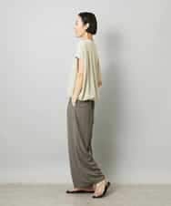 FMKHD01170 MICHEL KLEIN(ミッシェルクラン) [ドライタッチ]ワッフルバルーンプルオーバー ベージュ