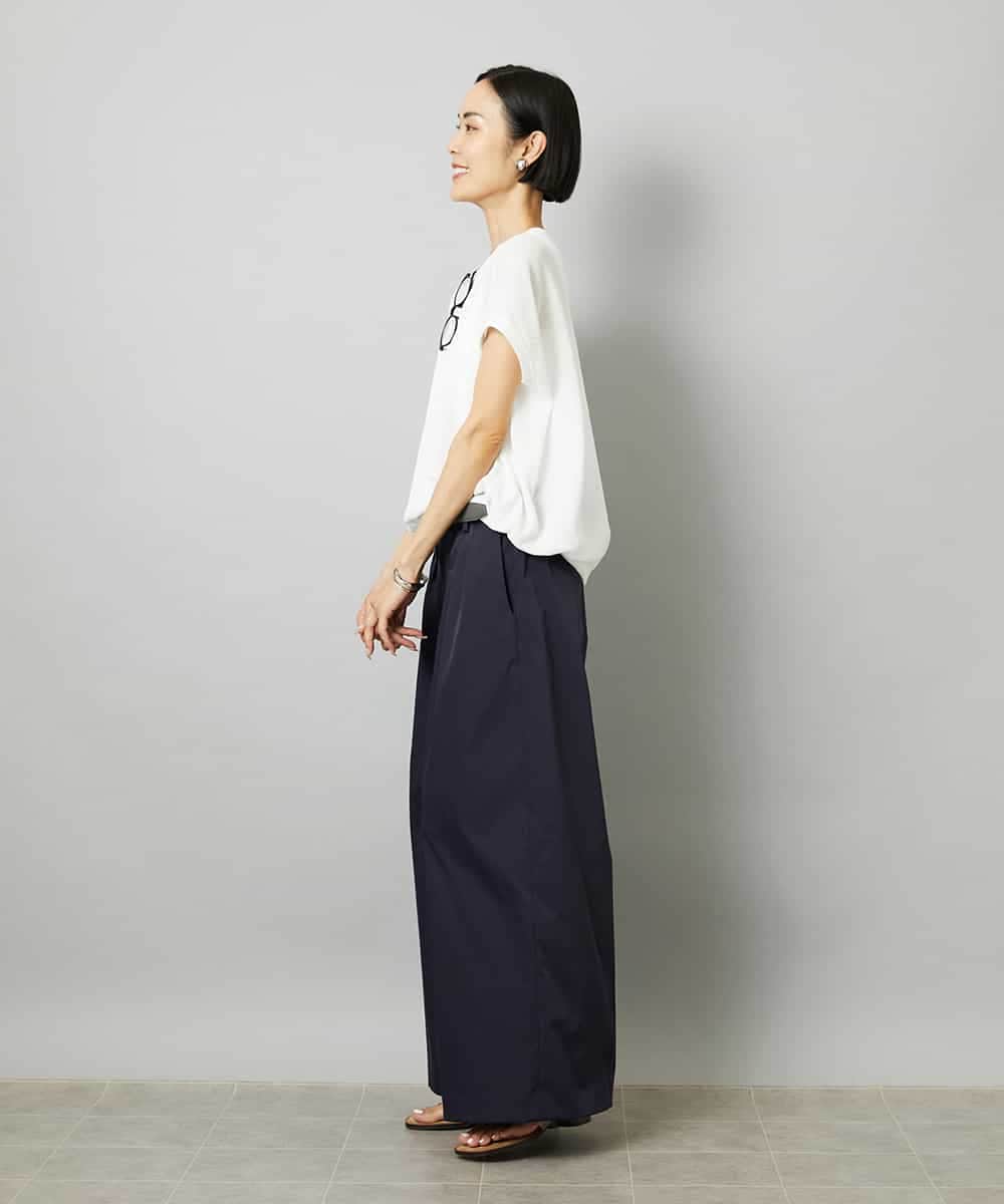 FMKHD01170 MICHEL KLEIN(ミッシェルクラン) [ドライタッチ]ワッフルバルーンプルオーバー ベージュ