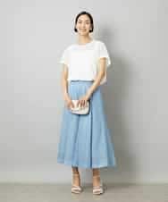 FMKHD01170 MICHEL KLEIN(ミッシェルクラン) [ドライタッチ]ワッフルバルーンプルオーバー ベージュ