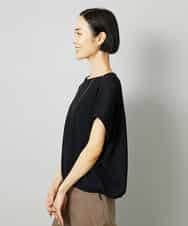 FMKHD01170 MICHEL KLEIN(ミッシェルクラン) [ドライタッチ]ワッフルバルーンプルオーバー ベージュ