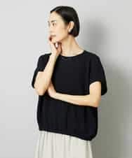 FMKHD01170 MICHEL KLEIN(ミッシェルクラン) [ドライタッチ]ワッフルバルーンプルオーバー ベージュ