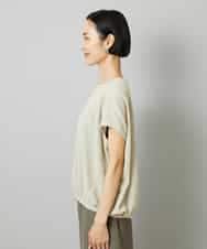 FMKHD01170 MICHEL KLEIN(ミッシェルクラン) [ドライタッチ]ワッフルバルーンプルオーバー ベージュ