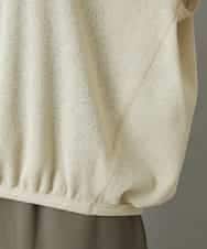 FMKHD01170 MICHEL KLEIN(ミッシェルクラン) [ドライタッチ]ワッフルバルーンプルオーバー ベージュ