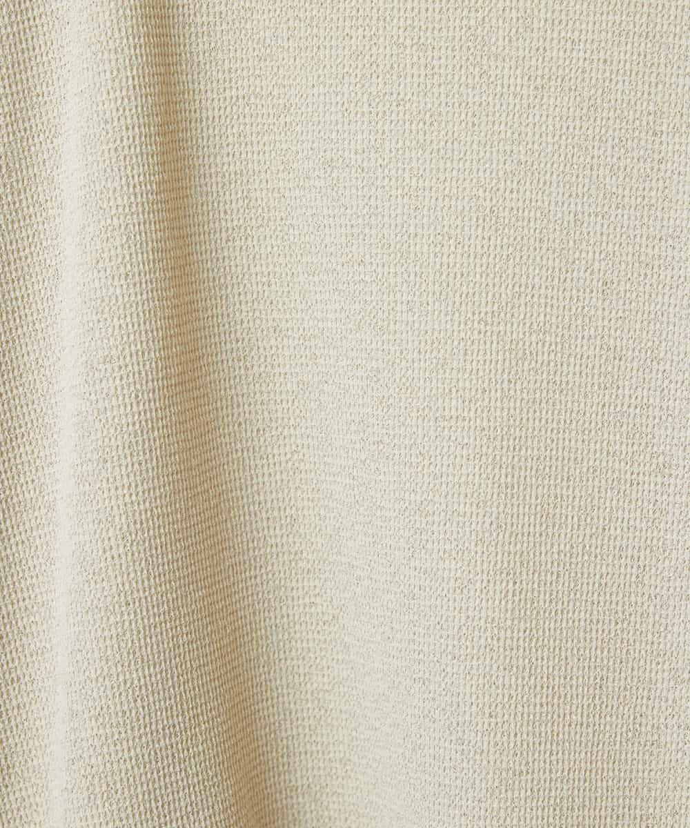 FMKHD01170 MICHEL KLEIN(ミッシェルクラン) [ドライタッチ]ワッフルバルーンプルオーバー ベージュ
