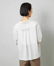 FMKHD03190 MICHEL KLEIN(ミッシェルクラン) スキッパーシアーシャツ ブラック