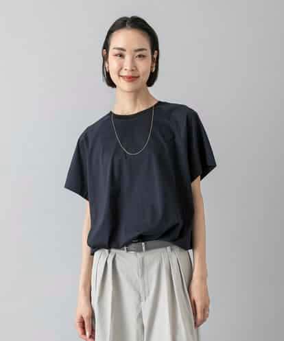 FMKHD24140 MICHEL KLEIN 裾ドロストバルーンカットソー
