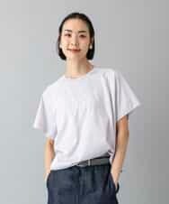 FMKHD24140 MICHEL KLEIN(ミッシェルクラン) 裾ドロストバルーンカットソー ラベンダー
