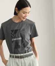 FMKHD27120 MICHEL KLEIN(ミッシェルクラン) [WEB限定カラー]フォトTシャツ カーキ（WEB限定カラー)