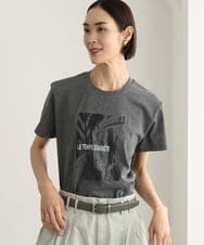 FMKHD27120 MICHEL KLEIN(ミッシェルクラン) [WEB限定カラー]フォトTシャツ カーキ（WEB限定カラー)
