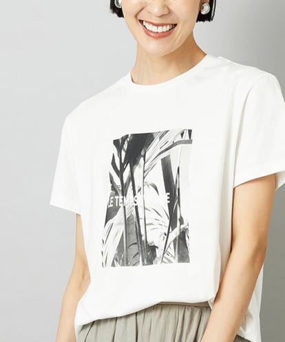 FMKHD27120 MICHEL KLEIN [大人気商品]フォトTシャツ WEB限定カラー