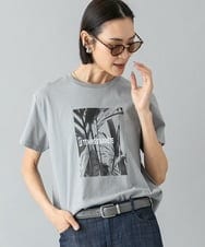 FMKHD27120 MICHEL KLEIN(ミッシェルクラン) [WEB限定カラー]フォトTシャツ グレー