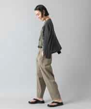 FMKHD27120 MICHEL KLEIN(ミッシェルクラン) フォトTシャツ カーキ