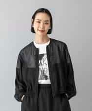 FMKHD27120 MICHEL KLEIN(ミッシェルクラン) フォトTシャツ カーキ