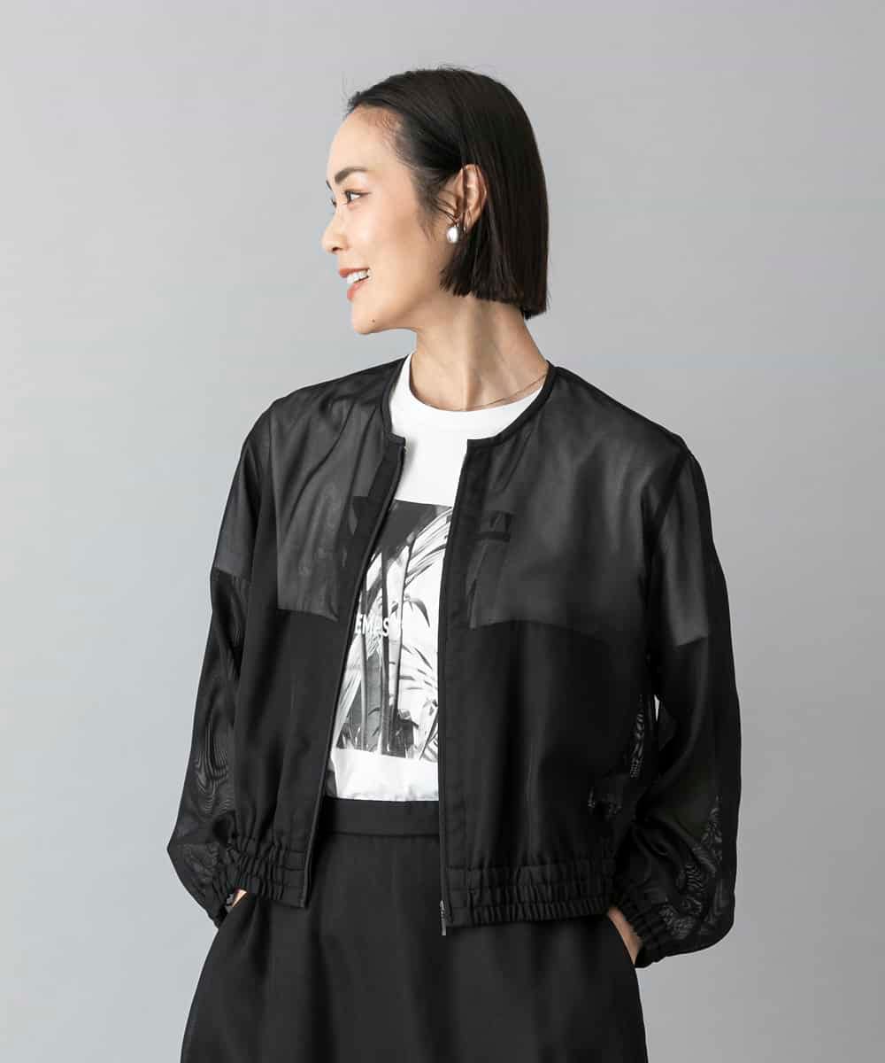 FMKHD27120 MICHEL KLEIN(ミッシェルクラン) フォトTシャツ カーキ