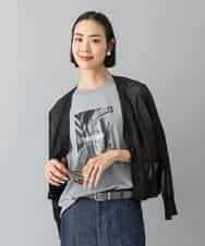 FMKHD27120 MICHEL KLEIN(ミッシェルクラン) フォトTシャツ カーキ