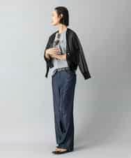FMKHD27120 MICHEL KLEIN(ミッシェルクラン) フォトTシャツ カーキ
