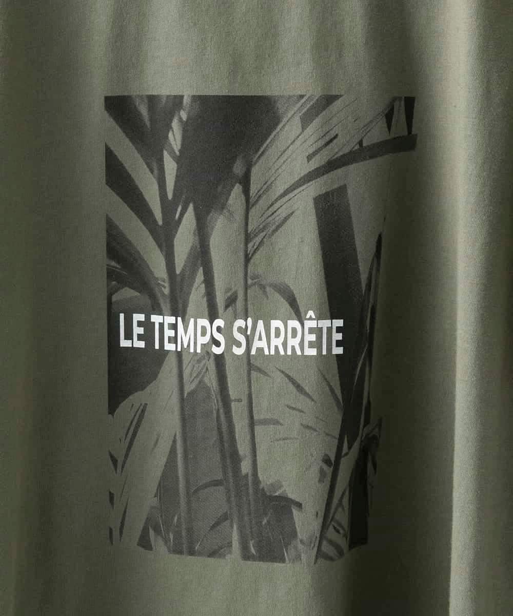 FMKHD27120 MICHEL KLEIN(ミッシェルクラン) フォトTシャツ カーキ
