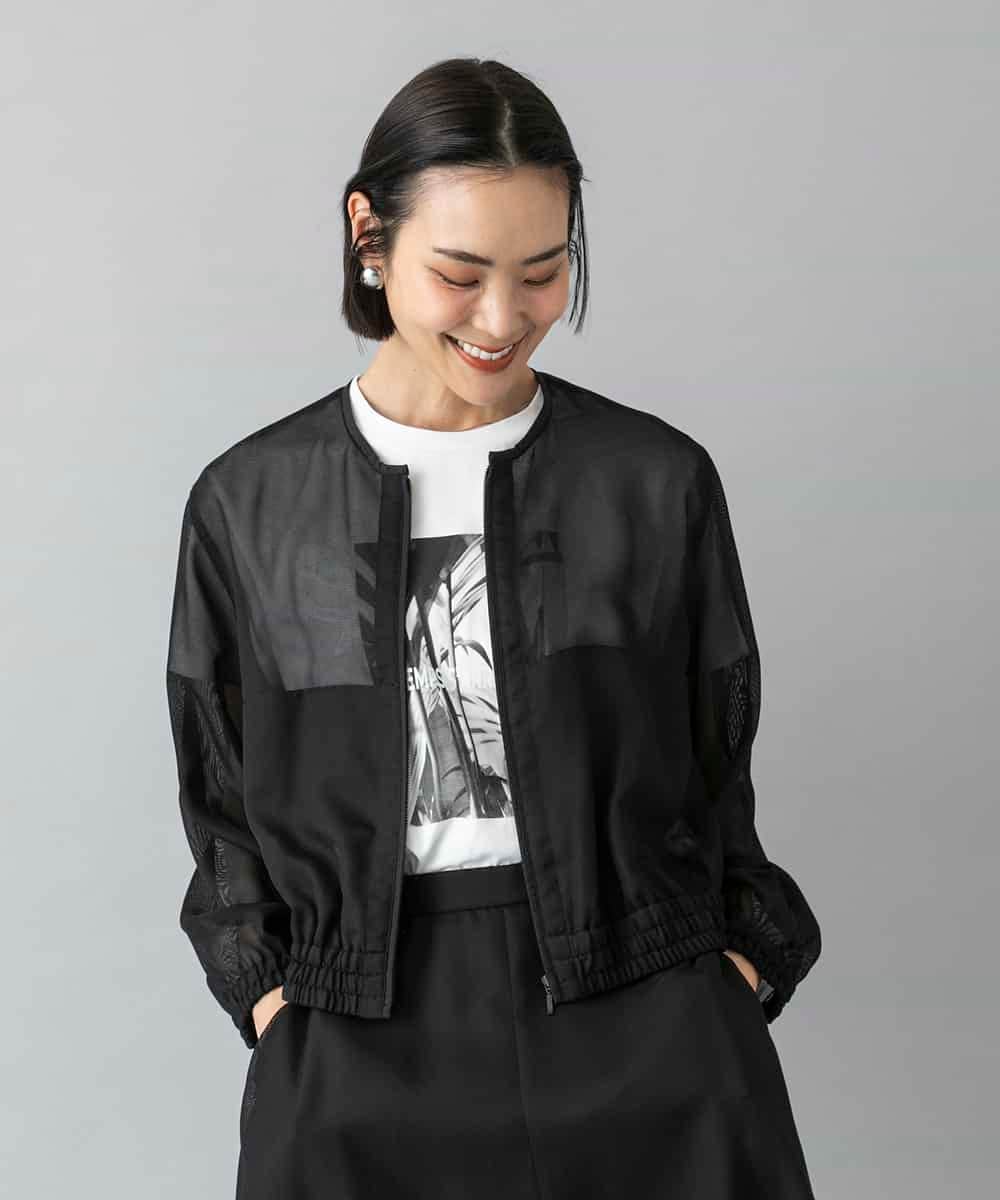 FMKHD27120 MICHEL KLEIN(ミッシェルクラン) フォトTシャツ ホワイト