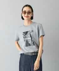 FMKHD27120 MICHEL KLEIN(ミッシェルクラン) フォトTシャツ グレー