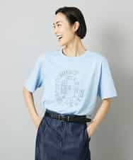 FMKHE05130 MICHEL KLEIN(ミッシェルクラン) 透明箔プリントTシャツ ホワイト