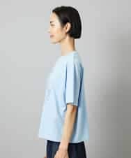 FMKHE05130 MICHEL KLEIN(ミッシェルクラン) 透明箔プリントTシャツ ホワイト