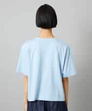 FMKHE05130 MICHEL KLEIN(ミッシェルクラン) 透明箔プリントTシャツ ホワイト