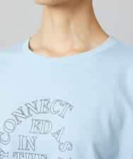 FMKHE05130 MICHEL KLEIN(ミッシェルクラン) 透明箔プリントTシャツ ホワイト