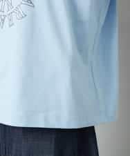 FMKHE05130 MICHEL KLEIN(ミッシェルクラン) 透明箔プリントTシャツ ホワイト