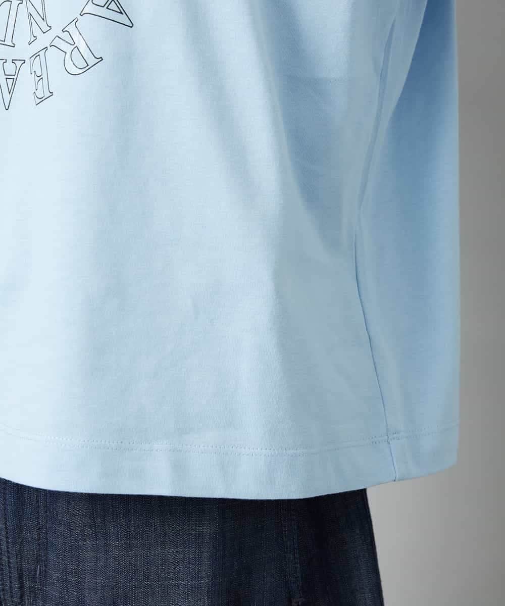 FMKHE05130 MICHEL KLEIN(ミッシェルクラン) 透明箔プリントTシャツ ホワイト