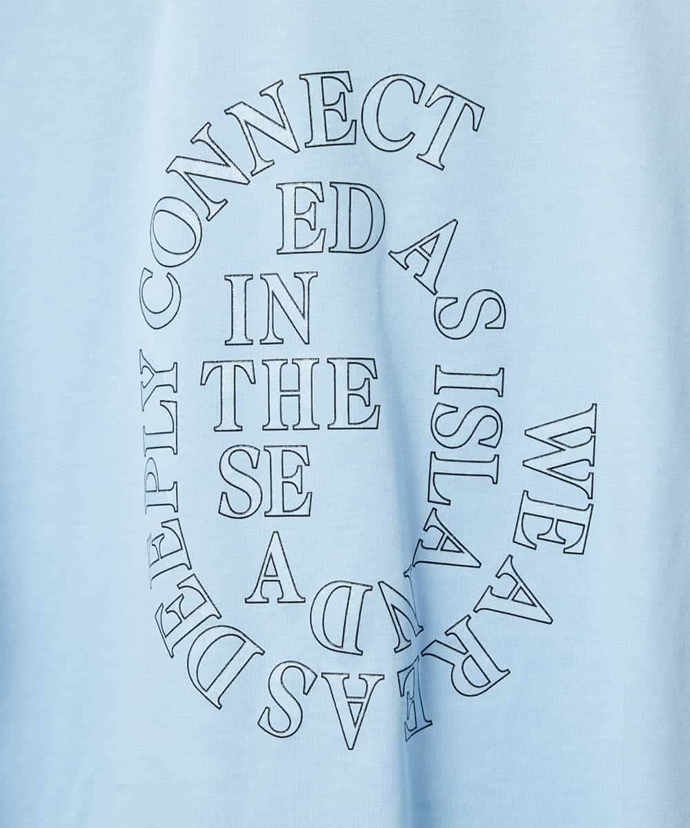 FMKHE05130 MICHEL KLEIN(ミッシェルクラン) 透明箔プリントTシャツ ホワイト