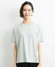 FMKHS64140 MICHEL KLEIN(ミッシェルクラン) [夏の1枚着におすすめ]ドルマンスリーブカットソー グリーン(30)