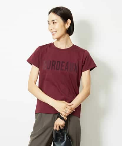 FMKJA01120 MICHEL KLEIN フロッキーロゴTシャツ