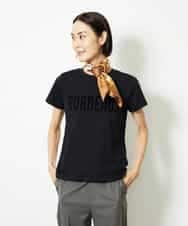 FMKJA01120 MICHEL KLEIN(ミッシェルクラン) フロッキーロゴTシャツ ボルドー