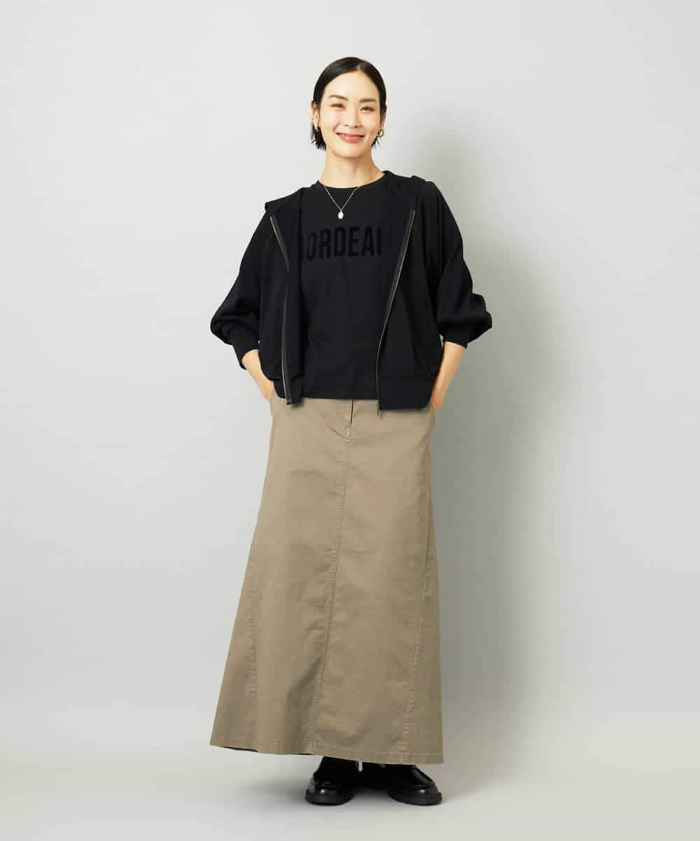 FMKJA01120 MICHEL KLEIN(ミッシェルクラン) フロッキーロゴTシャツ ボルドー