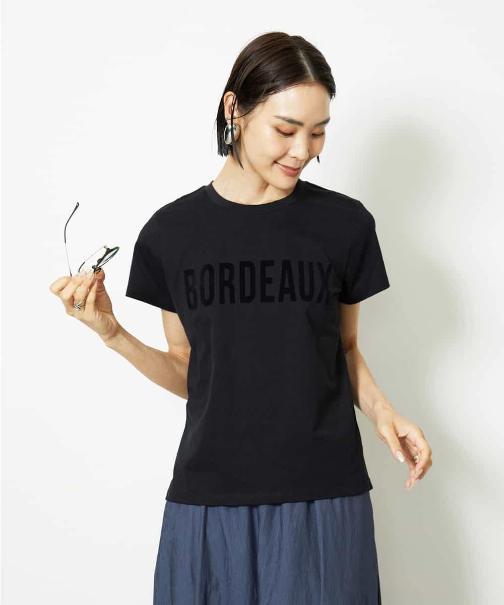 FMKJA01120 MICHEL KLEIN フロッキーロゴTシャツ
