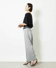 FMKJA03160 MICHEL KLEIN(ミッシェルクラン) ケープスリーブカットソー ライトイエロー