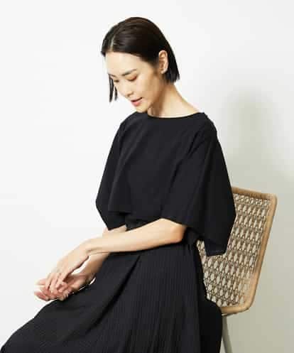 FMKJA03160 MICHEL KLEIN ケープスリーブカットソー