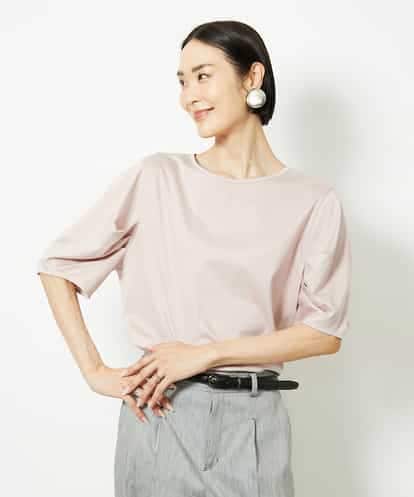 FMKJB37150 MICHEL KLEIN [接触冷感]袖タックカットソー