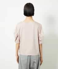 FMKJB37150 MICHEL KLEIN(ミッシェルクラン) [接触冷感]袖タックカットソー ピンク