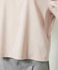 FMKJB37150 MICHEL KLEIN(ミッシェルクラン) [接触冷感]袖タックカットソー ピンク