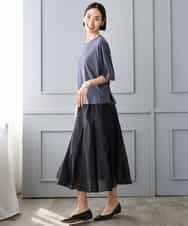 FMKJD21150 MICHEL KLEIN(ミッシェルクラン) ヴィンテージライクボックスTシャツ アイボリー