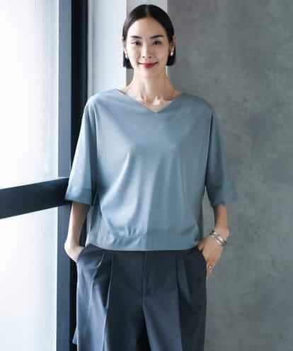 FMKJD31170 MICHEL KLEIN ドルマンVネックトップス