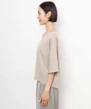FMKJD31170 MICHEL KLEIN(ミッシェルクラン) ドルマンVネックトップス ベージュ