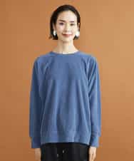 FMKJS01190 MICHEL KLEIN(ミッシェルクラン) マイクロパイルロングスリーブカットソー ブラック(94)