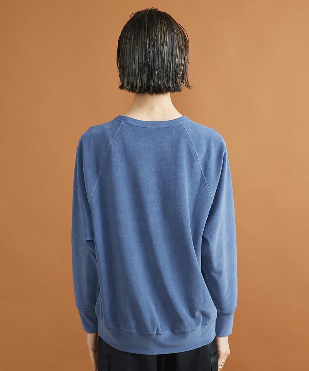FMKJS01190 MICHEL KLEIN(ミッシェルクラン) マイクロパイルロングスリーブカットソー ブラック(94)