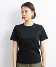 FMKJS40120 MICHEL KLEIN(ミッシェルクラン) [YURI KOBAYASHIコラボ]コットンスムースロゴTシャツ ホワイト(90)