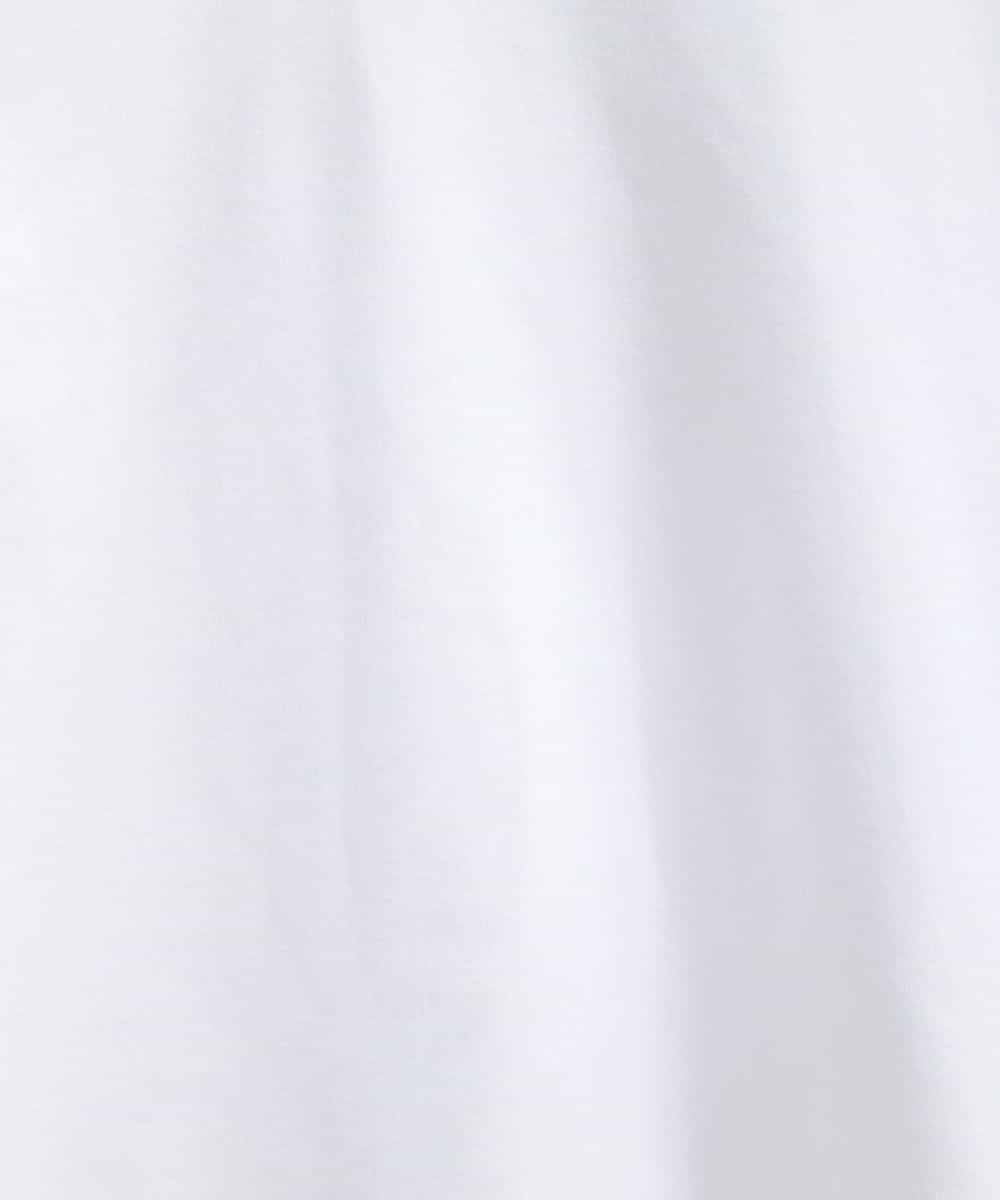 FMKJS40120 MICHEL KLEIN(ミッシェルクラン) [YURI KOBAYASHIコラボ]コットンスムースロゴTシャツ ホワイト(90)
