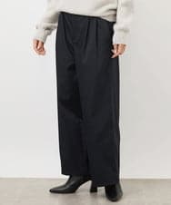FMLAA01240 MICHEL KLEIN(ミッシェルクラン) ソフトタッチチノワイドパンツ(3サイズ展開) ダークグレー(93)